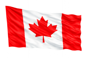 Canadian Flag Waving